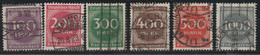 Deutsches Reich     .    Michel     .   268/273      .    O       .   Gebraucht     .    /    .   Cancelled - Used Stamps