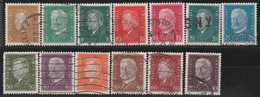 Deutsches Reich   .    Michel     .   410/422       .    O       .   Gebraucht     .    /    .   Cancelled - Used Stamps