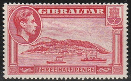Gibraltar   .    SG      .   123  Perf. 14    .    *     .     Mint-hinged  .    /   .  Neuf Avec Gomme - Gibraltar