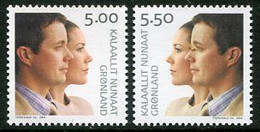 GREENLAND 2004 Wedding Of Crown Prince MNH / **.  Michel 416-17 - Ungebraucht