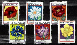 Bulgaria 1973 Mi 2234-2239 Wild Flowers - MLH - Sonstige & Ohne Zuordnung