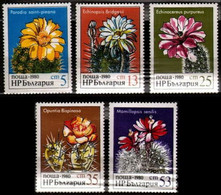 Bulgaria 1980 Mi 2946-2950 Cactuses MNH - Otros & Sin Clasificación