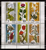 Bulgaria 1989 Mi 3735-3740 Endangered Plants - MLH - Otros & Sin Clasificación