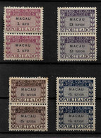 PORTUGAL MACAU - PORTEADO 1947 IMPERIO COLONIAL PORTUGUÊS - 4 PAIRS (STB8#55) - Strafport