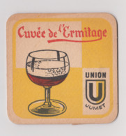 ANCIEN SB " CUVEE De L' ERMITAGE " De LA BRASSERIE UNION à JUMET - Beer Mats
