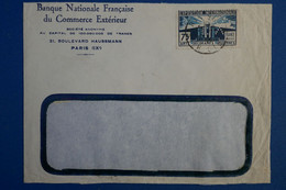 R29 FRANCE BELLE LETTRE  FENETRE PERFORATED 1925 PARIS   +T.P  PERFORE + AFFRANCH. INTERESSANT - Andere & Zonder Classificatie