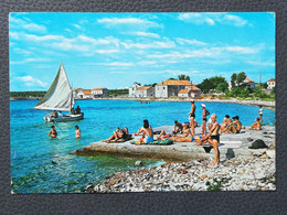 OLIB - CROATIA, Bathing, Postcard Traveled 1978  (Lot2) - Kroatien