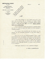 COURRIER COMMERCIAL : Comptoir National D'escompte De PARIS  , 30 Avril 1940 - Décrets & Lois