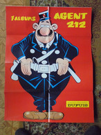 Agent 212  Affiche Promotionnelle 1987 Format 60 X 78 Kox Dupuis Bon Etat - Affiches & Offsets