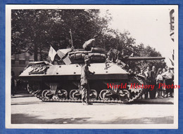 Photo Ancienne - PARIS 13e - Char De L' Armée Leclerc - 25 Aout 1944 - Soldat Résistance Libération WW2 Arme Canon - Krieg, Militär