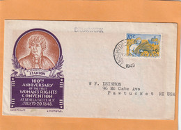 Netherlands 1949 Cover Mailed To USA Nice Usage - Otros & Sin Clasificación