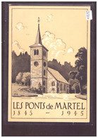 FORMAT 10x15 - CARTE DOUBLE - LES PONTS DE MARTEL - FETES DU CENTENAIRE DE LA CONSTRUCTION DU TEMPLE - TB - Ponts-de-Martel