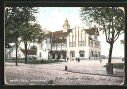 AK Heide I. Holst., Blick Auf Den Kleinbahnhof - Heide