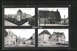 AK Jüterbog, Königliches Lehrerseminar, Dammtor, Kasernement Mit Wasserturm - Jueterbog