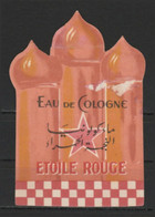 Egypt - RARE - Vintage Label - ( Etoile Rouge - Eau De Cologne ) - Etiquettes