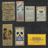 Egypt - Nice Collection - Vintage Label - ( Perfume - Eau De Cologne - Lotion - Oil ) - Etiquettes