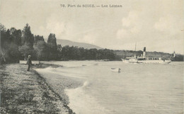 CPA FRANCE 74 " Sciez, Lac Léman" - Sciez