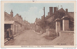 Cpa 37 Reugny Rue Edmond-chédéhoux  (écrite Et Voyagée) - Reugny