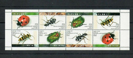 Israel 1994 MiNr. 1287 - 1290 Insects Beetles 8v MNH** 10.00 € - Unused Stamps (without Tabs)