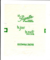 Enveloppe De Sucre Ancienne François - Le Pigalle - Tabac, Brasserie - Jour - Nuit - CL.6.62 - Sucres