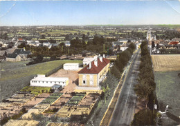 53-GREZ-EN-BOUERE- LA GENDARMERIE VUE DU CIEL - Crez En Bouere