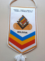 BIG FLAG,Basketball Association Of  Moldova  Size : 12.5 Cm / 20.5 Cm. - Uniformes, Recordatorios & Misc