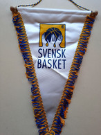 Sweden BIG FLAG,Swedish Basketball Federation Size : 18 Cm / 31 Cm. - Habillement, Souvenirs & Autres