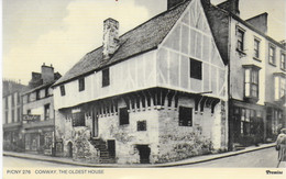 THE OLDEST HOUSE IN CONWY, WALES. UNUSED POSTCARD As2 - Caernarvonshire