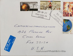 A) 2018, CANADA, SUMMIT OF THE AMERICAS QUEBEC, FROM  PORT HOPE TO UNITED STATES, ANNIVERSARY OF THE ROYAL CANADIAN LEGI - Lettres & Documents