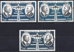 France 1971 - Mi 1746 - YT Pa 46 ( Didier Daurat And Raymond Vanier ) Three Shades Of Color - Used Stamps