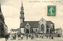FINISTERE  CARANTEC  La Place De L'église - Carantec