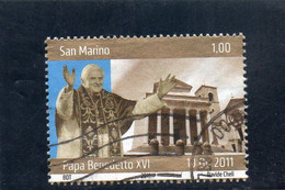 2011 San Marino - Papa Benedetto XVI - Usati