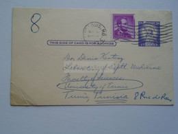 D179034 USA Postal Stationery - 1963 St. Louis  Seymour Pomerantz   - Sent To Dr. Denis Kertesz -Tunis - 1961-80