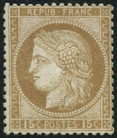 * N°55 15c Bistre - TB - 1871-1875 Ceres