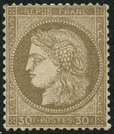 ** N°56 30c Brun, Pièce De Luxe - TB - 1871-1875 Ceres