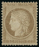 * N°59 15c Bistre, Signé Calves - TB - 1871-1875 Ceres