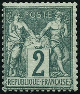 ** N°62 2c Vert - TB - 1876-1878 Sage (Type I)