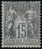 ** N°66 15c Gris - TB - 1876-1878 Sage (Type I)