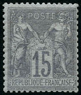 ** N°66 15c Gris - TB - 1876-1878 Sage (Type I)