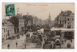 27 EURE - ROUTOT Un Jour De Marché - Routot