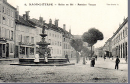 RAON L' ETAPE  -  Halles Au Blé  -  Fontaine Vasque  -  Animation  -  N°9 - Raon L'Etape