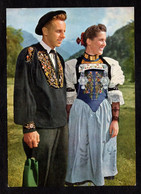 Suisse - Costumes Suisses- Schweizer Trachten ( Couples En Costumes Régionaux) ( Kt. Nidwalden N° 1607 ) - Autres & Non Classés