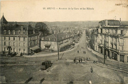 Brive * Avenue De La Gare Et Les Hôtels - Brive La Gaillarde
