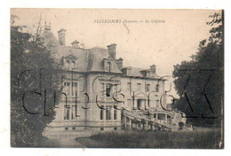Flixecourt (80) : Le Château Pris Des Escaliers En Fer à Cheval En 1918 PF. - Flixecourt