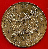 KENYA 10 CENTS - 1971 - Kenya