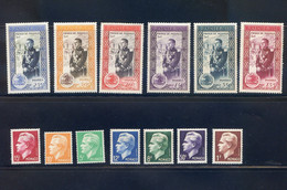 TIMBRES MONACO REF060521LI, Timbres Année 1950 Complète, Charnière - Otros & Sin Clasificación