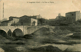 Logrian * Vue Sur Le Pont Et L'église - Autres & Non Classés