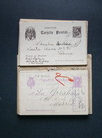 Lotes Y Colecciones.España, Historia Postal.  Sobre. (1874ca). Conjunto De Veintisiete Tarjetas Entero Postales Circulad - Sammlungen (ohne Album)