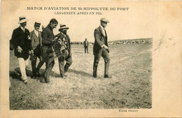 St Hippolyte Du Fort * Match D'aviation * Aviateur LEGAGNEUX Après Un Vol * Avion Concours - Autres & Non Classés