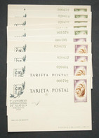 Lotes Y Colecciones.España, Stock De Series Y Sellos.  (*)EP88/89. 1960. Seis Juegos De Tarjetas Entero Postales De CIF  - Colecciones (sin álbumes)